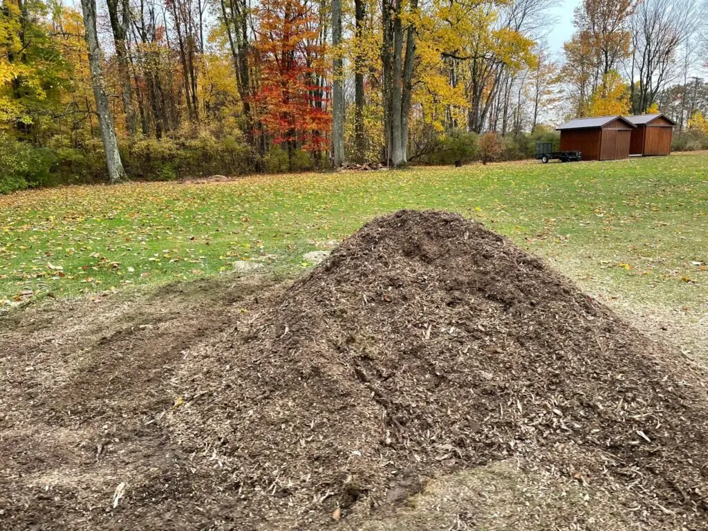 wood chipping